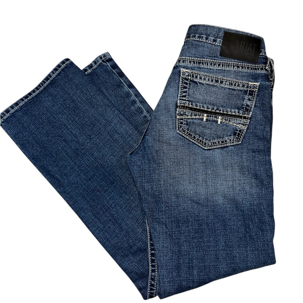 Ariat M7 Straight Leg Slim Fit Men’s Jeans 32/34 - Picture 4 of 5